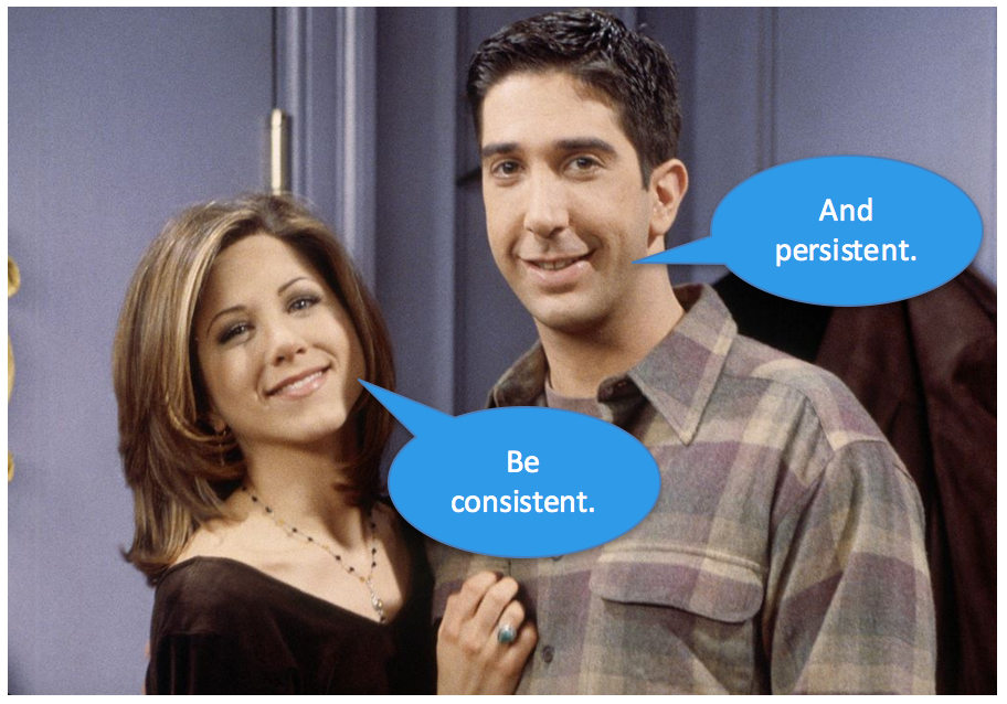 Ross and Rachel know the secret formula.