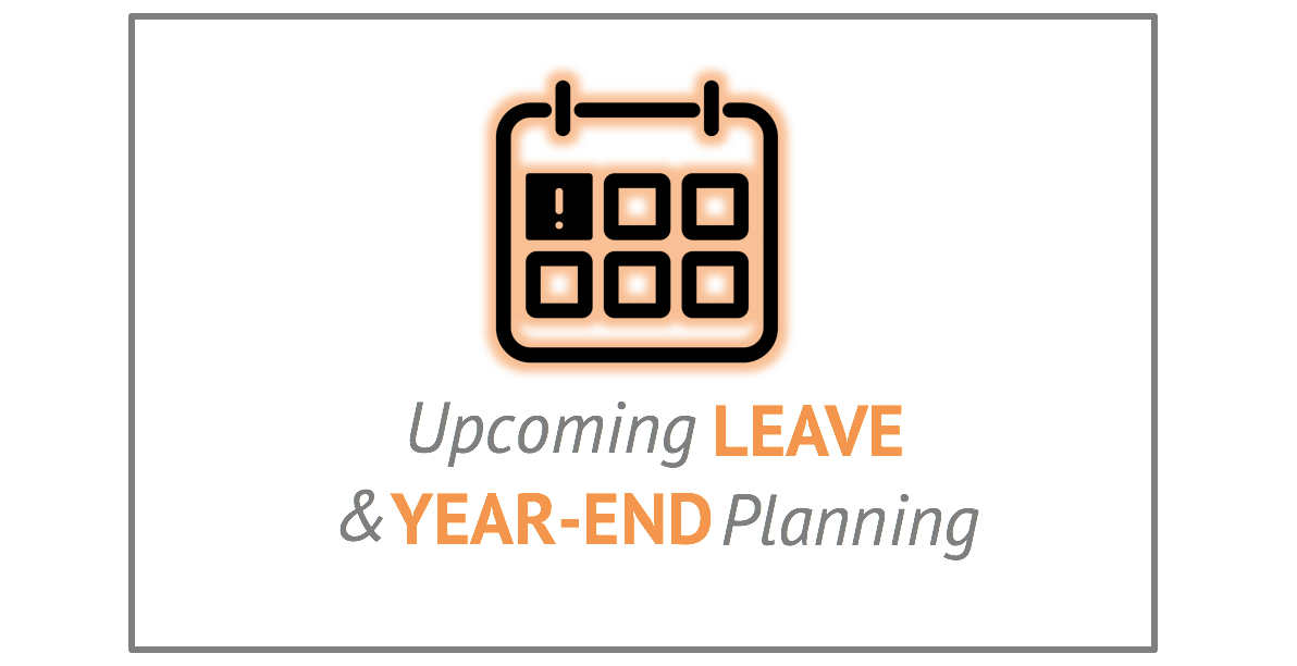 Leave & YearEnd Planning Carolyn Marsh, CFA Freelance